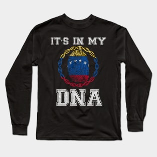 Venezuela  It's In My DNA - Gift for Venezuelan From Venezuela Long Sleeve T-Shirt